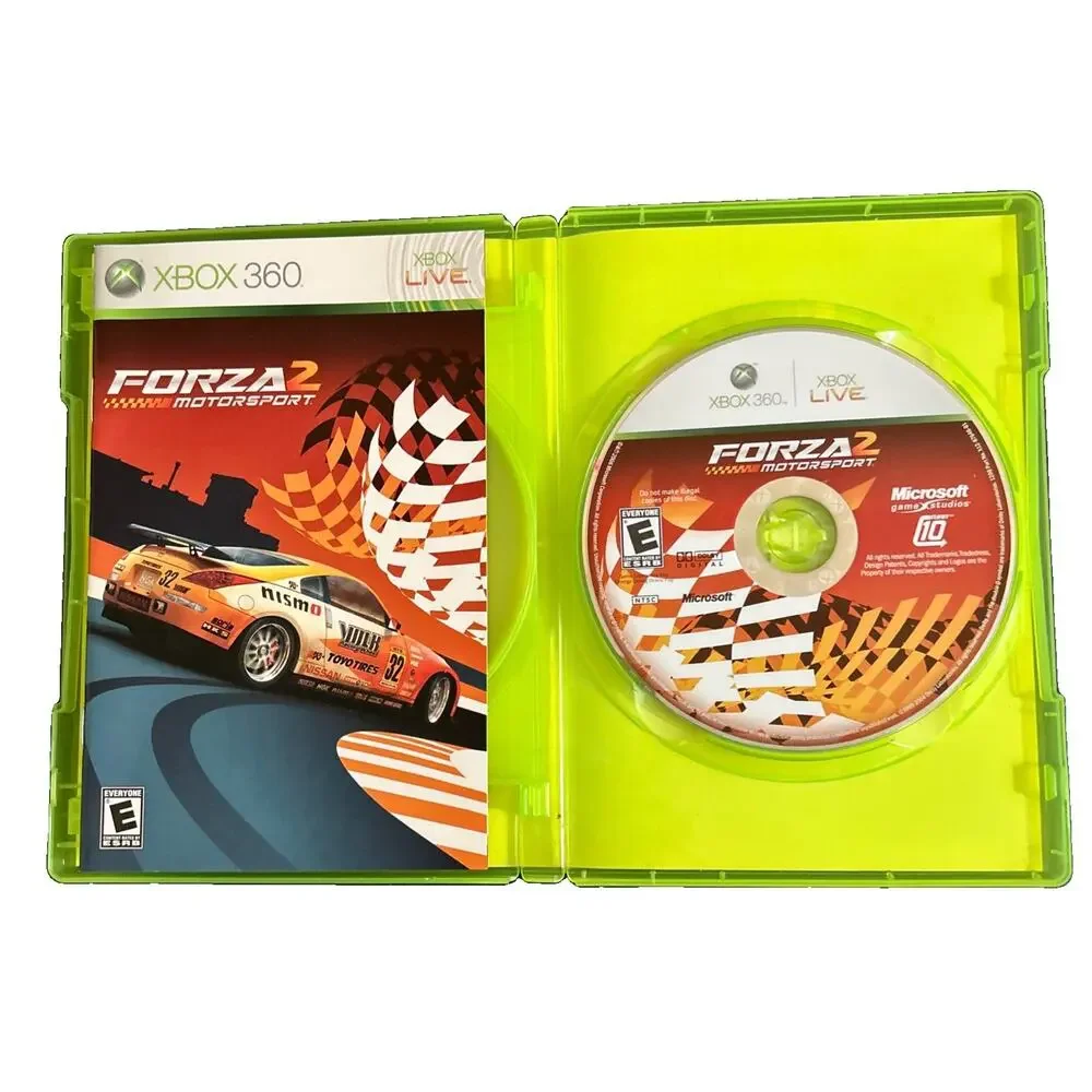 Marvel Ultimate Alliance & Forza 2 XBox 360 2 Disc Set 2 Manuals Tested Working